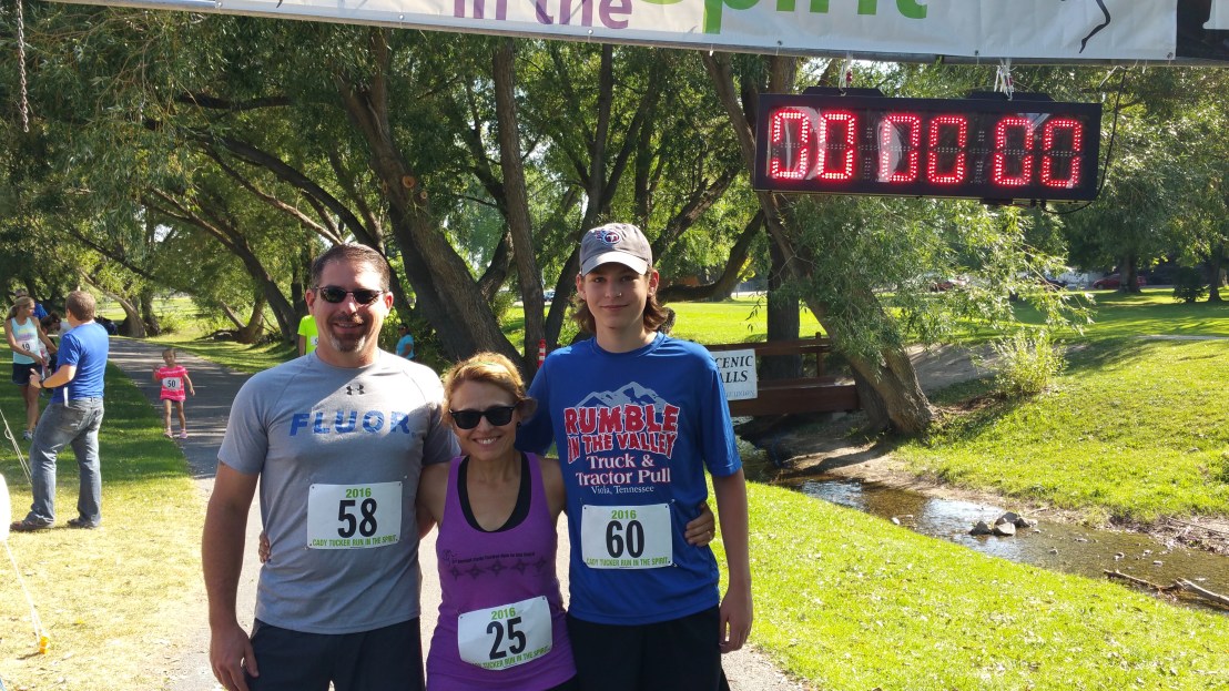 Brian Parker and son